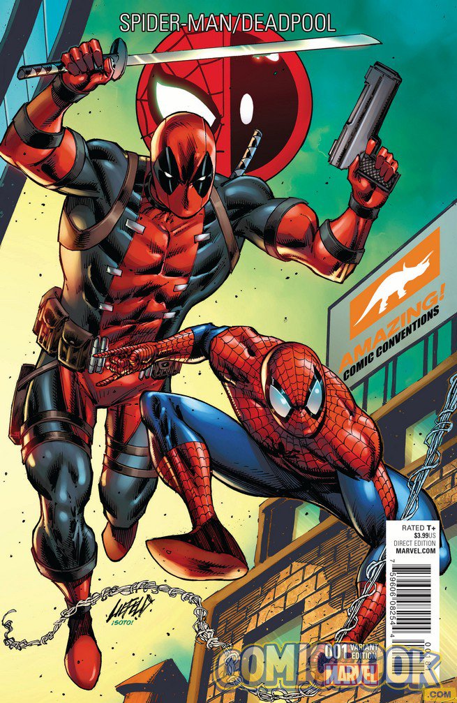 Spider Man/Deadpool #1 Liefeld Variant Signed Exclusive Color Edition - Rob  Liefeld Creations