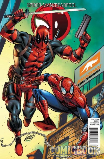 Spiderman/Deadpool #1 Color Variant Signed Excluisive