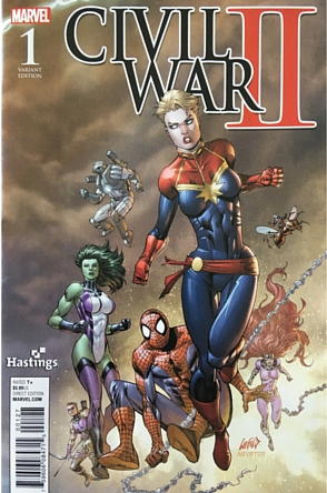 Civil War II #1 variant signed