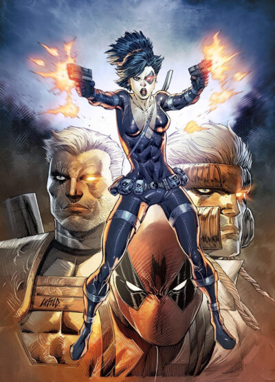 Domino #1 illustration - Cover for Rob Liefeld Exclusive