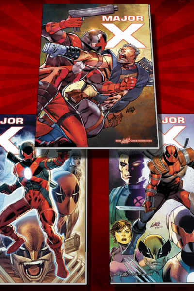 Major X #1 Exclusive Liefeld cover pack!
