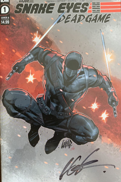 cover of SNAKE EYES #1 Cover A - Signed by Rob Liefeld!
