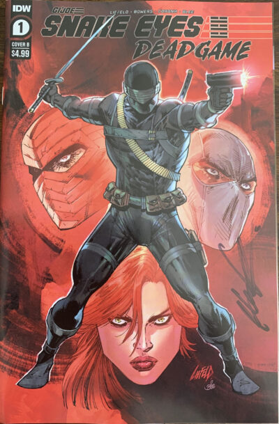 cover of SNAKE EYES #1 Cover B - Signed by Rob Liefeld!