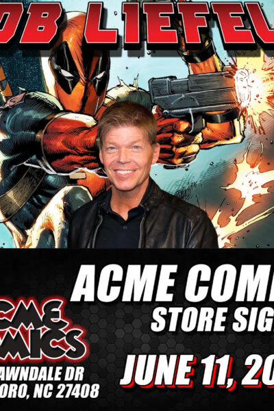 poster with Rob for ACME comics