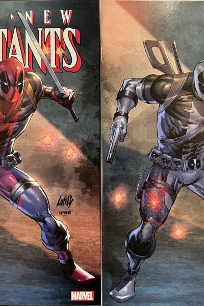 Two Deadpool New Mutants #98 Variant Covers