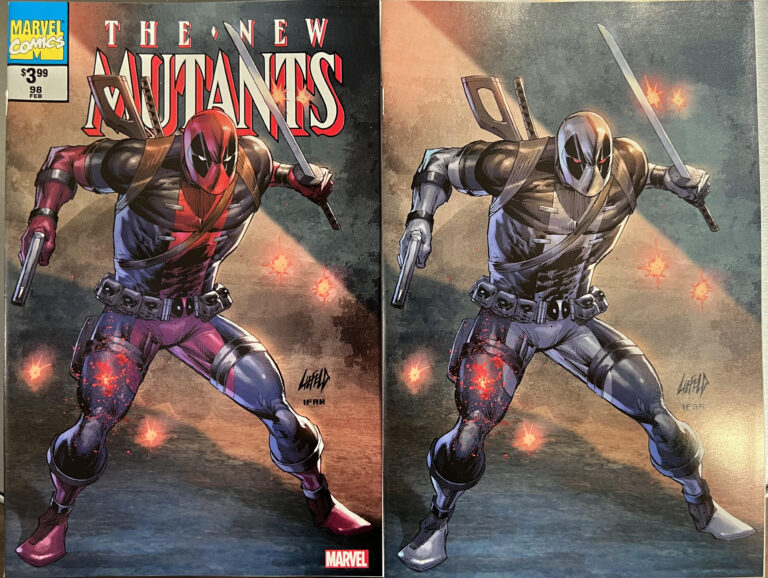 Two Deadpool New Mutants #98 Variant Covers