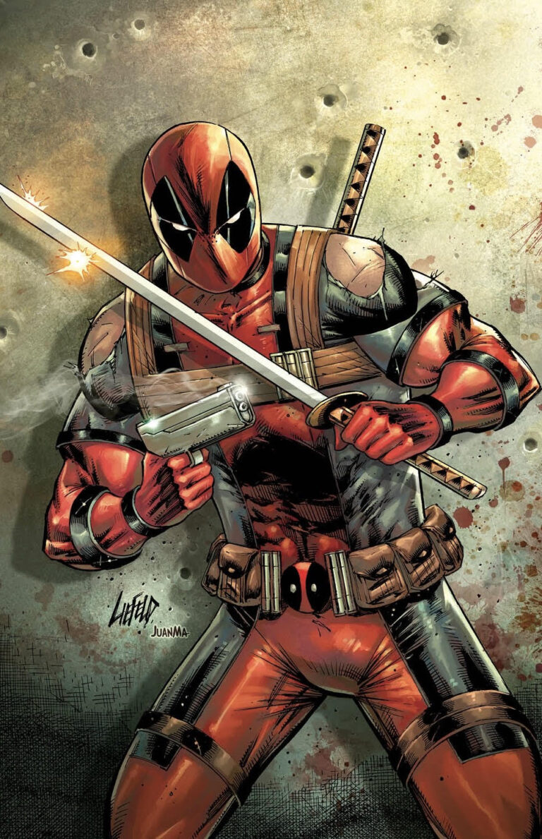 Cover art for Deadpool #6 Exclusive Liefeld Virgin Variant!