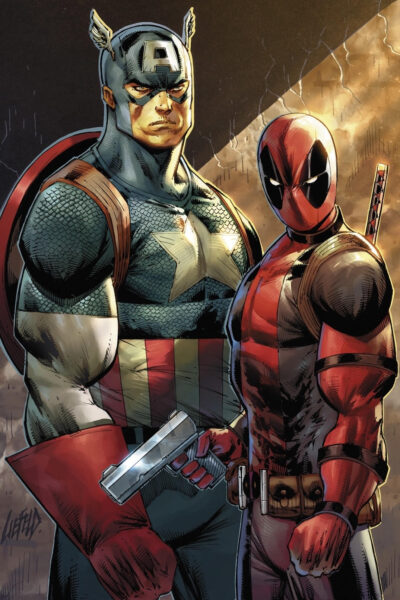 Cover of Deadpool #6 Limited Edition Deadpool/Captain America Variant!