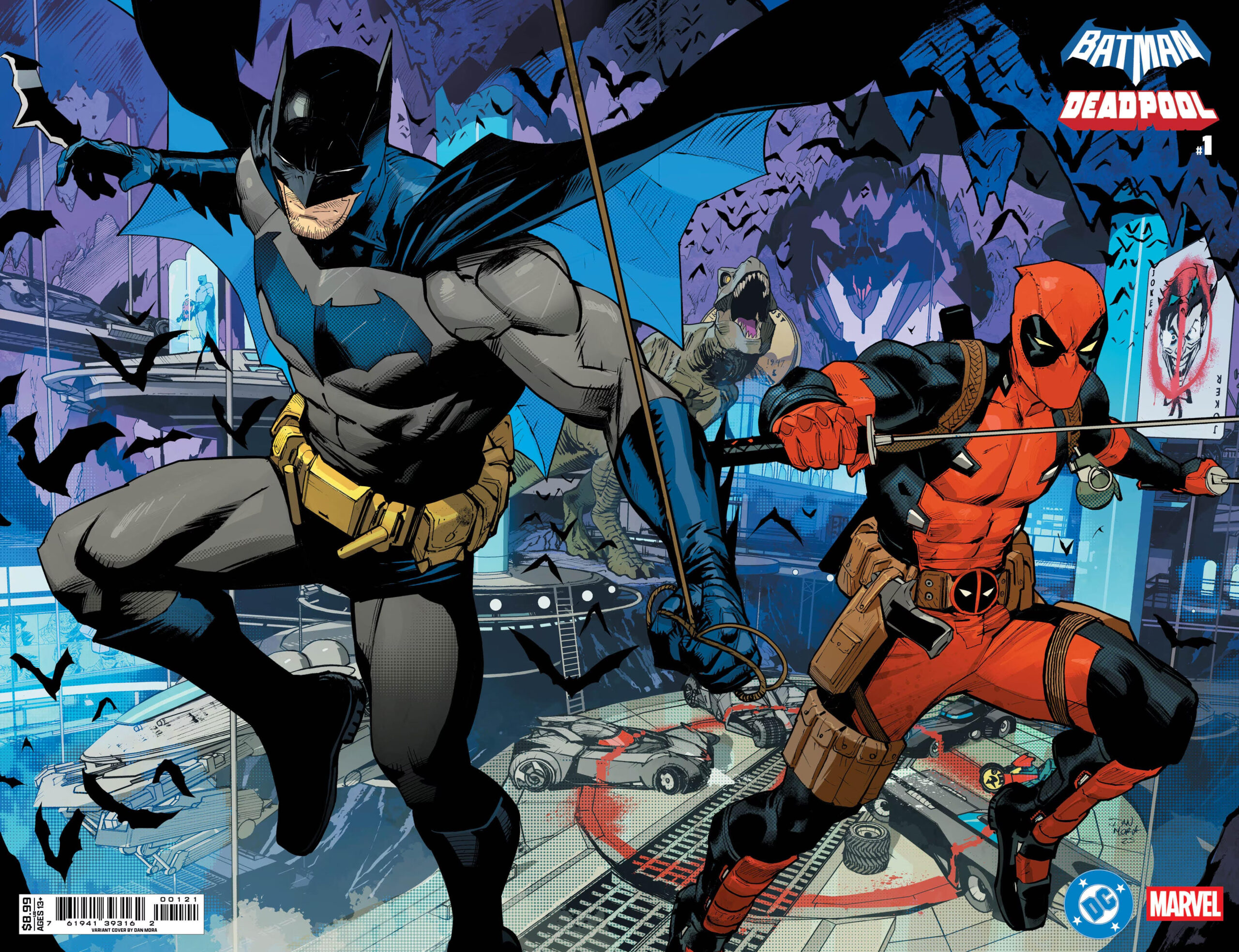 Cover art for Batman Deadpool cover b