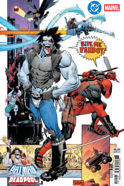 Cover artwork by Batman Deadpool Lobo Deadpool