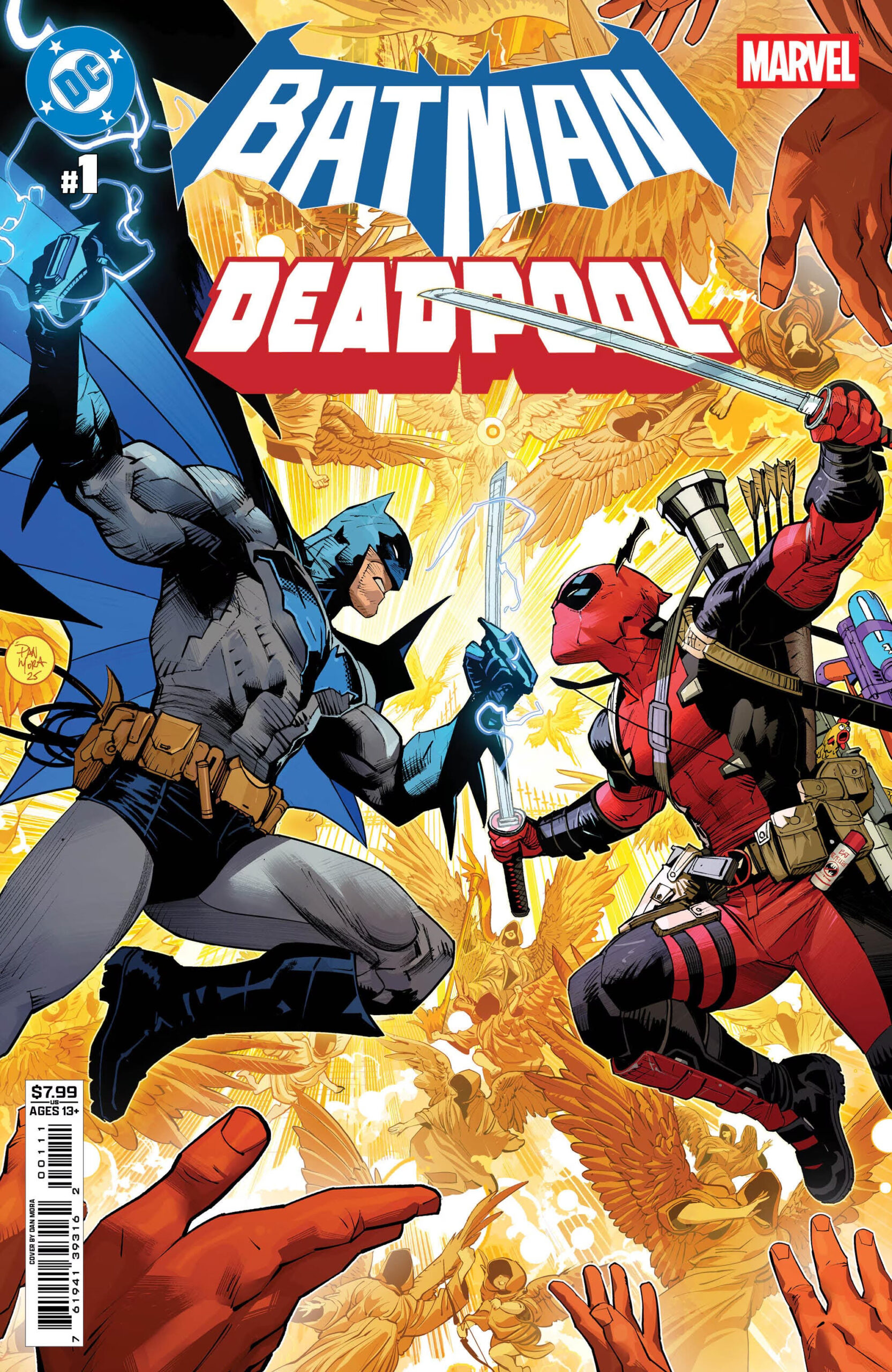 Cover art for Batman Deadpool 1 foil
