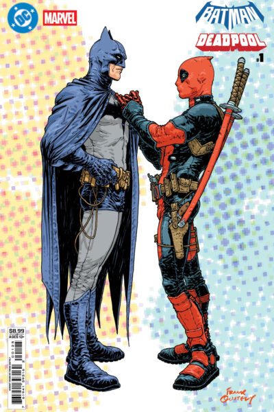 Cover art for Batman Deadpool Quietly cover