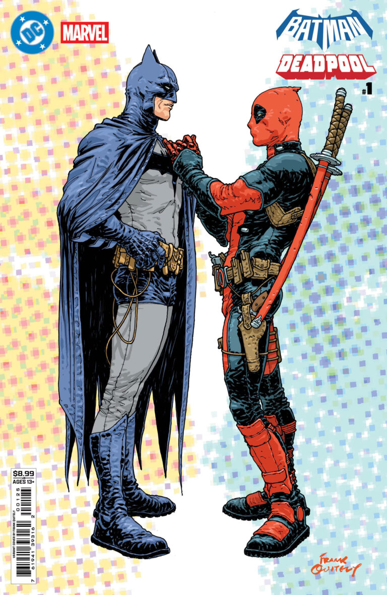 Cover art for Batman Deadpool Quietly cover