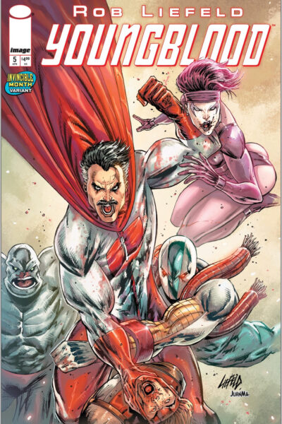 Cover art for Youngblood #5 Invincible Team Up Omni-Man Signed Editions! Early Bird Pricing! 