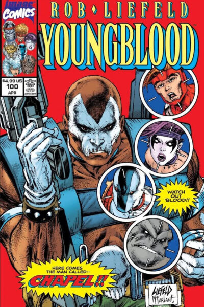 cover art Signed Youngblood Cover Liefeld/McFarlane Youngblood Sites 90’s style