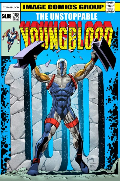 Youngblood #100 Marat Homage Exclusive signed by Rob Liefeld